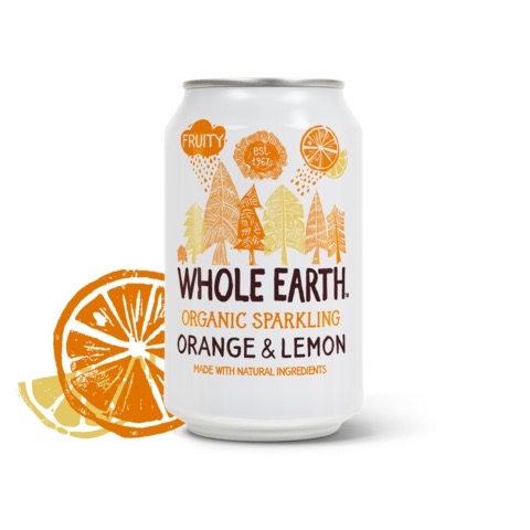 Whole earth Orange/lemon bio 330ml